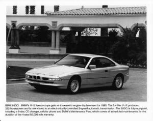 1995 BMW 850Ci Press Photo 0032
