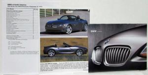 2003 BMW Z4 Press Kit