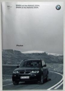 2004 BMW Press Kit X3 X5 4.8is 645Ci 6 Series