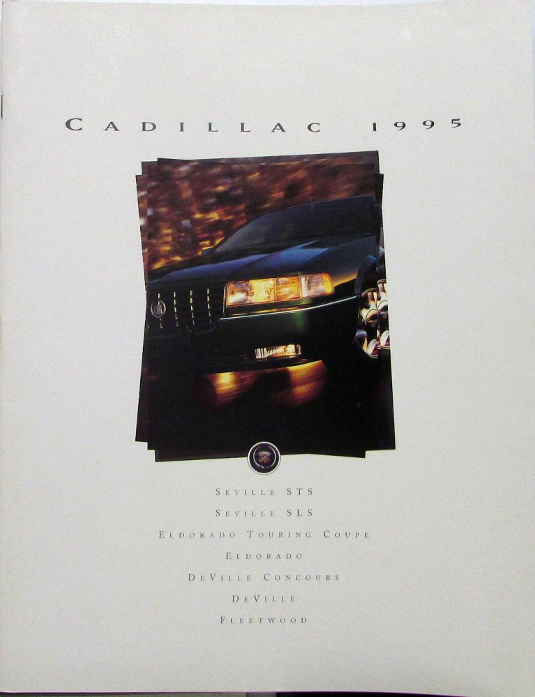 1995 Cadillac Seville Eldorado Deville Fleetwood Canadian Sales Brochure XL