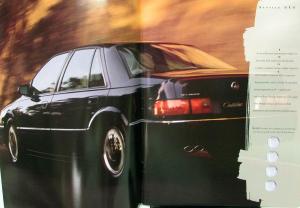 1994 Cadillac Seville Eldorado Deville Northstar Series Sales Brochure Oversized