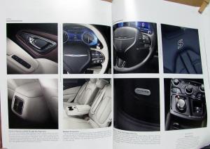 2016 Chrysler 200 Sales Brochure Oversized Original