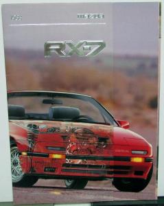 1988 Mazda RX-7 Dealer Prestige Sales Brochure Features Specifications