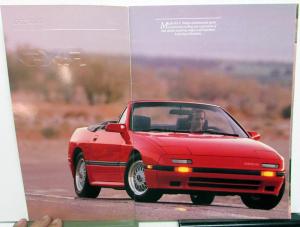 1988 Mazda RX-7 Dealer Prestige Sales Brochure Features Specifications