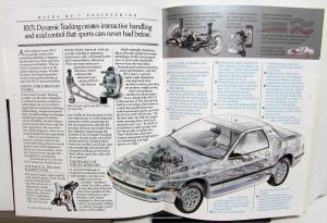 1988 Mazda RX-7 Dealer Prestige Sales Brochure Features Specifications