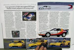 1988 Mazda RX-7 Dealer Prestige Sales Brochure Features Specifications