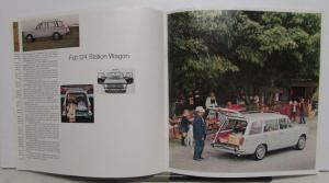 1968 Fiat 124 Dealer Sales Brochure Sport Coupe Spider 4 Door Sedan Wagon