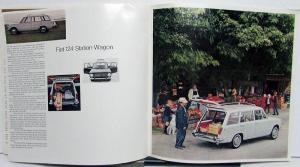 1968 Fiat 124 Dealer Sales Brochure Sport Coupe Spider 4 Door Sedan Wagon