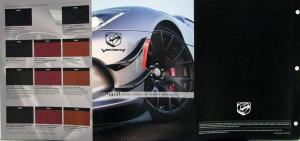2017 Dodge Viper Paint Wheel & Fabric Brochure DEALER ITEM ONLY Original