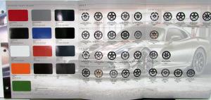 2017 Dodge Viper Paint Wheel & Fabric Brochure DEALER ITEM ONLY Original