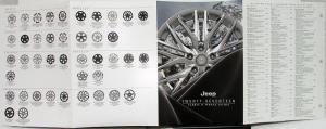 2017 Jeep Fabric Wheel Brochure Dealer Only Item Original