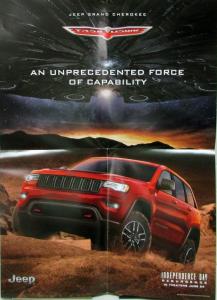 2017 Jeep Grand Cherokee Trailhawk Independence Day Resurgence Folder Poster