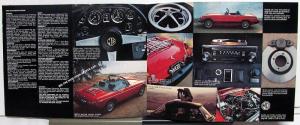 1976 MG Dealer Sales Brochure MGB Models Sports Car Features Specs