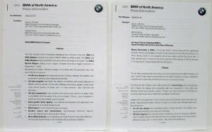 2006 BMW Press Kit - 3 5 6 7 Series M5 X3 X5