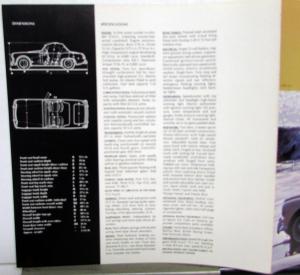 1968 MG Dealer Sales Brochure Sprite Models Sports Car Features Specs