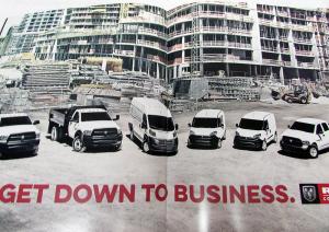 2016 RAM Commercial Trucks Sales Brochure Oversized Original