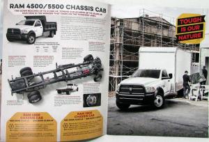 2016 RAM Commercial Trucks Sales Brochure Oversized Original