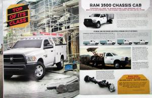 2016 RAM Commercial Trucks Sales Brochure Oversized Original