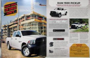 2016 RAM Commercial Trucks Sales Brochure Oversized Original