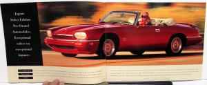 1996 Jaguar Dealer Select Edition Used Car Sales Brochure 1993-95 Model Info