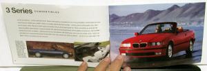 1998 BMW Dealer Full Line Sales Brochure Features Specs 3 5 7 Series M3 Z3