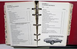 1973 Lincoln Mercury Dealer Product Facts Data Book Cougar Continental Pantera