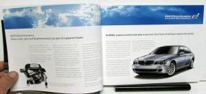 2009 BMW Dealer Full Line Sales Brochure 6 7 Series Z4 X5 X6 M3 M5 M6