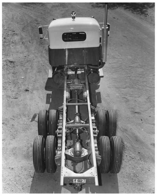 1955 Autocar Cab Chassis Truck Press Photo 0059