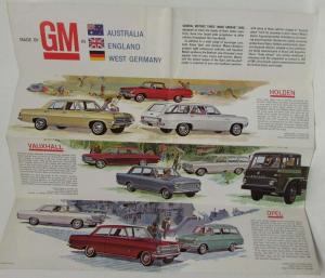 1965 GM General Motors Overseas Operations Sales Folder