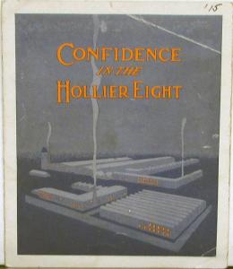 Vintage Hollier Eight Touring Roadster Sales Brochure MAILER Pre Brass Era Orig