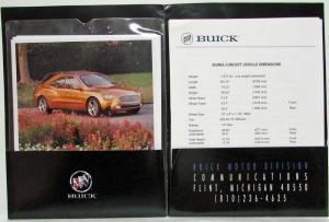 1998 Buick Signia Concept Car Media Information Press Kit