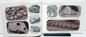 1963 Renualt Historical Promotional Brochure Company Factories Car Models