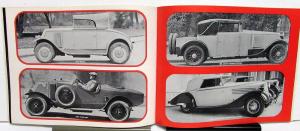 1963 Renualt Historical Promotional Brochure Company Factories Car Models