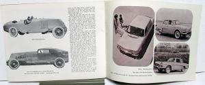 1963 Renualt Historical Promotional Brochure Company Factories Car Models