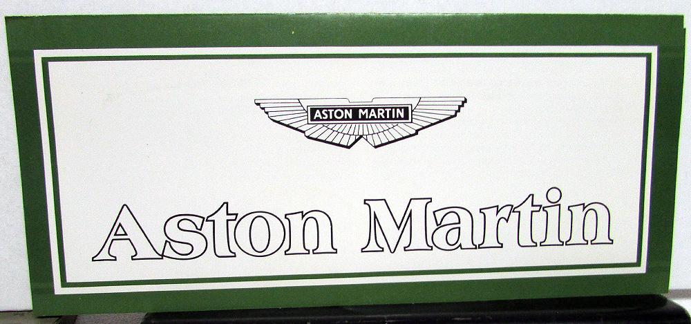 1978 1979 Aston Martin Dealer Sales Brochure Grand Touring V8 Lagonda Models