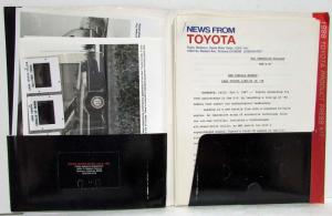 1988 Toyota Press Kit - Celica Supra Camry MR2 Corolla Land Cruiser 4Runner