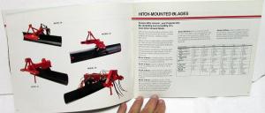 1987 Case IH Dealer Sales Brochure Loaders & Blades Features & Specifications
