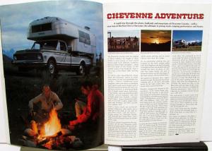 Fall 1970 Edition Chevy Camper Promotional Camping Magazine 1971 Chevrolets