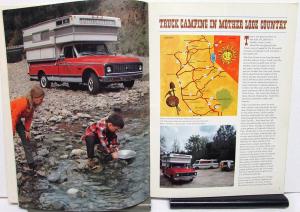 Spring 1971 Chevy Camper Promotional Camping Magazine Chevrolet Cars Trucks RV