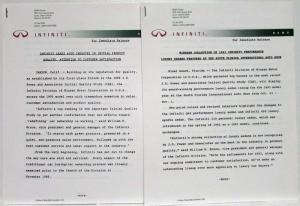 1993 Infiniti Press Kit - J30 G20 Q45