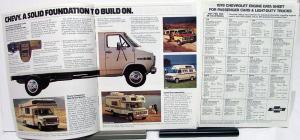 1978 Chevrolet Dealer Recreational Vehicle Sales Brochure RV Towing Motor Home