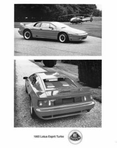 1993 Lotus Esprit Turbo Press Photo 0007