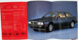 1982 Maserati Biturbo Press Kit Photo Brochure Releases Original