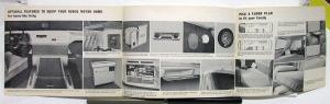 1963 Dodge Motor Home Dealer Sales Brochure B&W Vintage RV Camper Features