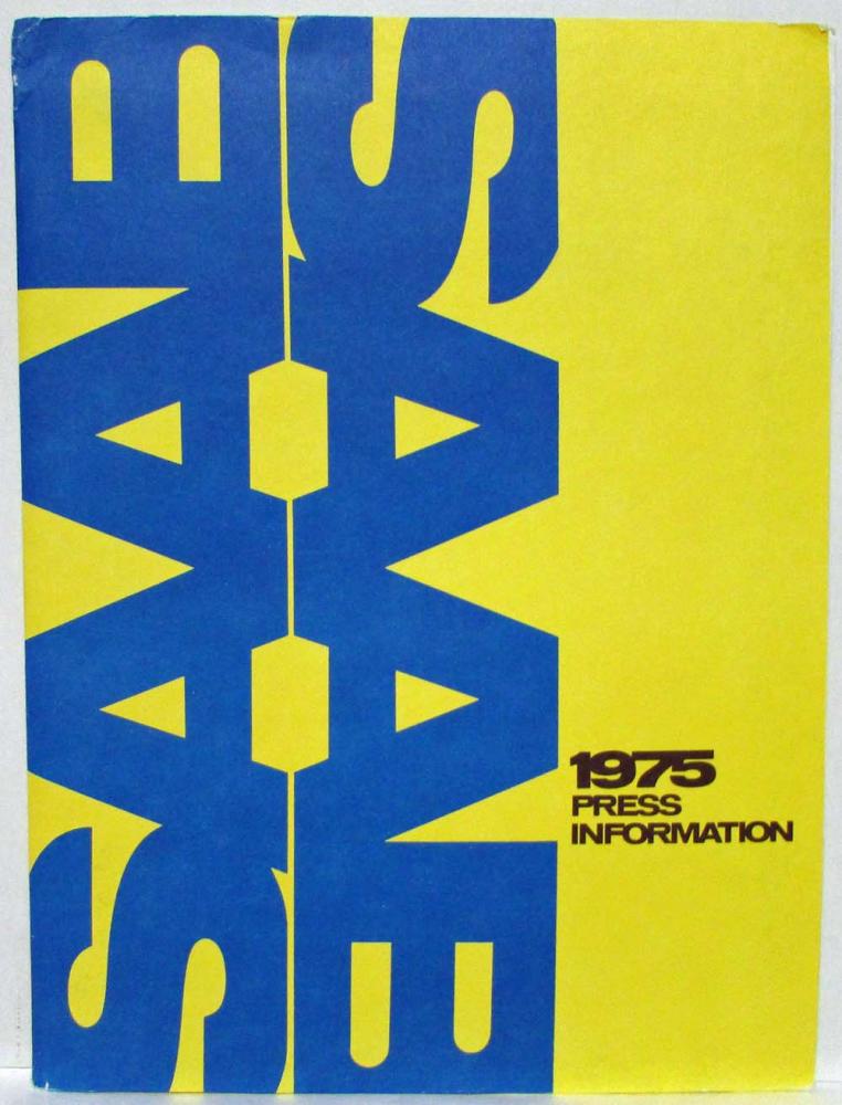 1975 Saab Press Kit - 99  - LE EMS Wagonback