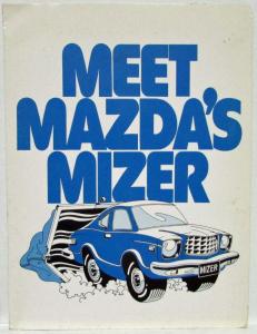 1976 Mazda Mizer Press Kit
