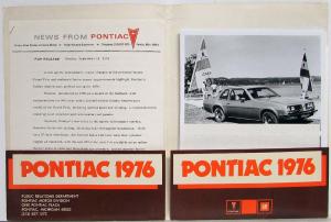 1976 Pontiac Press Kit Trans Am Firebird Formula Gran Prix LeMans Catalina