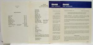 1978 Saab 99 Press Kit