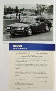 1978 Saab 99 Press Kit