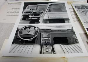 1976 Mercedes-Benz Press Kit Media Release Folder